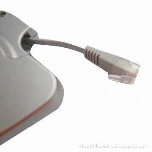 Cat6 UTP/FTP Retractable Flat Patch Cord RJ45 Connector Network Cable, 300V AC/DC Pressure